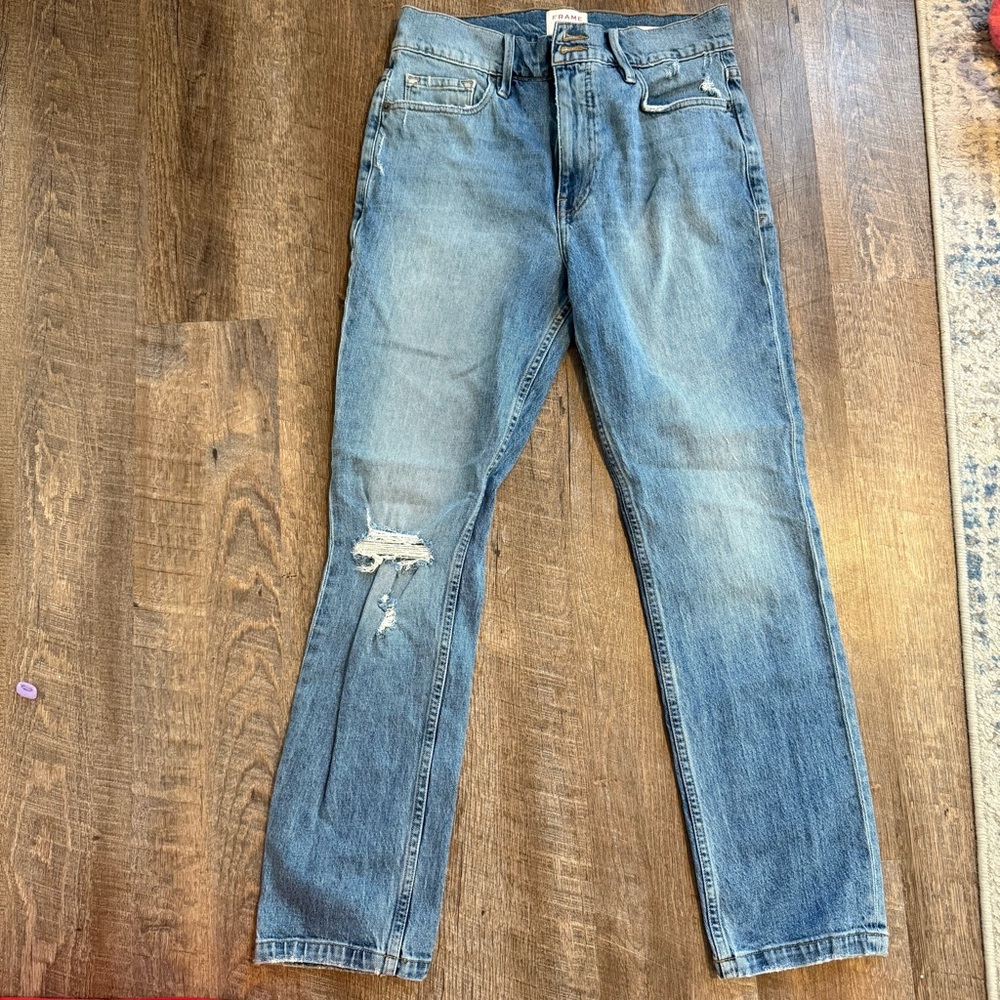 Frame Denim Heritage Le Sylvie Slender Straight